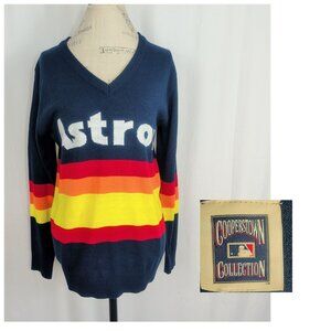 Vintage Houston Astros Sweater Large Cooperstown